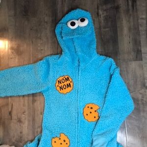 Sesame Street Cookie Monster Onesie, Small/Child